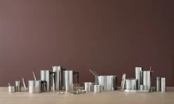 Stelton Arne Jacobsen Untersetzer, 6 Stück -Dekohaus Verkauf LS cylinda line skyline 1