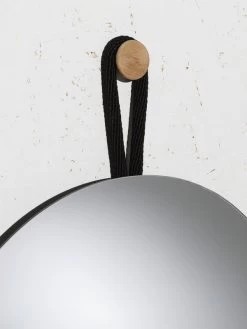 Design House Stockholm Lasso Spiegel, Rund -Dekohaus Verkauf Lasso mirror round knob