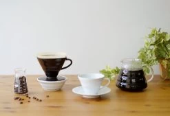 Hario V60 Kaffeefilterschale, Größe 02, Mattschwarzes Porzellan -Dekohaus Verkauf MB image2