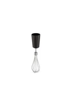 Alessi Plissé Stabmixer Mit Schneebesen Und Zerkleinerer, Schwarz -Dekohaus Verkauf MDL10 FRU B