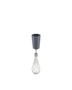 Alessi Plissé Stabmixer Mit Schneebesen Und Zerkleinerer, Grau -Dekohaus Verkauf MDL10 FRU G