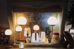 Dekohaus Verkauf 37 Balad Lampe 25 Cm, Ockerrot