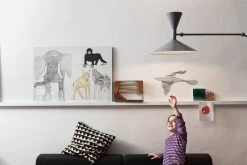 Magis Bird Skulptur, Klein, Grau -Dekohaus Verkauf Magis kids birds sculpture ambient multi MT340 grey 01 hr