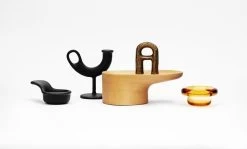 Sirkel Teelichthalter, Bernsteingelb -Dekohaus Verkauf NF 051018 0058 yellow