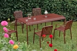 Hay Palissade Tisch, 170 X 90 cm, Rostrot 9 Hay Palissade Tisch, 170 X 90 cm, Rostrot -Dekohaus Verkauf Palissade Table Palissade Armchair Palissade Chair Palissade Stool iron red Mousqueton brushed stainless steelrole