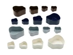 Artek Übertopf Riihitie B, Klein, Blau Glänzend -Dekohaus Verkauf RIIHITIEPlantPot Group F 2