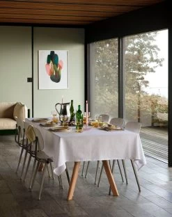 Hay Long Twist Kerzen, 6 Stück, Dunkler Pfirsich, Dunkelrosa, Hellro -Dekohaus Verkauf Revolt rice seat and back beige steel base Tint Glass light yellow with white rim Flare pink