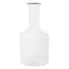 Hay Rim Karaffe, Transparent - Schwarzer Rand -Dekohaus Verkauf Rim Carafe clear With Black Rim