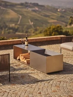 Brazier Feuertisch, Edelstahl 11 Brazier Feuertisch, Edelstahl -Dekohaus Verkauf Roshults Italien Catalog4097 HighRes