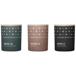 Skandinavisk Duftkerzen-Set 3 Stück, HIBERNATE