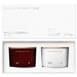 Skandinavisk Duftkerzen-Set 2 Stück, WHITE CHRISTMAS