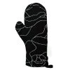 Rakkauden Meri Ofenhandschuh, Schwarz - Weiß -Dekohaus Verkauf SaanaOlli21 Rakkaudenmeri5 SM