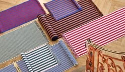 Hay Stripes And Stripes Teppich, 60 X 200 Cm, Bluebell Ripple -Dekohaus Verkauf Stripes and Stripes family 01 1