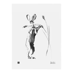 Hare In The Harvest Time Poster, 30 X 40 Cm