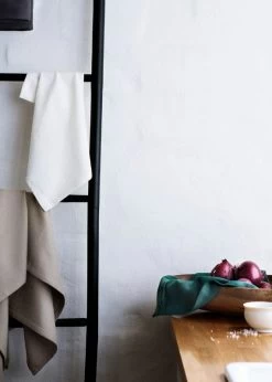 The Organic Company Küchenhandtuch, Dunkelgrün -Dekohaus Verkauf TheOrganicCompany Kitchen Ladder 2012 PRINT