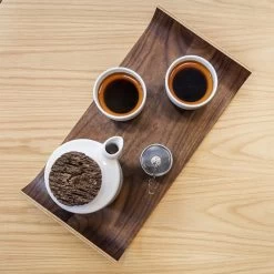 Warm Tasse, 2,4 Dl, 2 Stück, Weiß - Walnuss -Dekohaus Verkauf Tonfisk TNW007K MOOD B 1500px 1920x