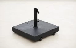 Sunshade Sonnenschirmsockel Mit Rollen, Schwarz -Dekohaus Verkauf accesories 64 F