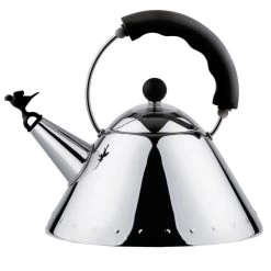 Alessi Wasserkocher 9093, 2 L, Schwarz