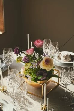 By Lassen Schale Kubus Centrepiece, Groß, Vergoldet -Dekohaus Verkauf bylassen Kubus SS2022 22 copyrole