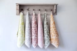 Puutarha Handtuch/Serviette, 46 x 46 cm, Weiß - Rosa -Dekohaus Verkauf lapuankankurit puutarha towel napkin 2