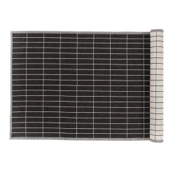 Marimekko Pieni Tiiliskivi Tischläufer, 47 X 150 Cm, Graphitgrau - Beige