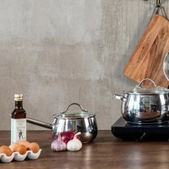 Heirol Belly Stahlkasserolle, 2 L -Dekohaus Verkauf teraskasari 2 l belly 2